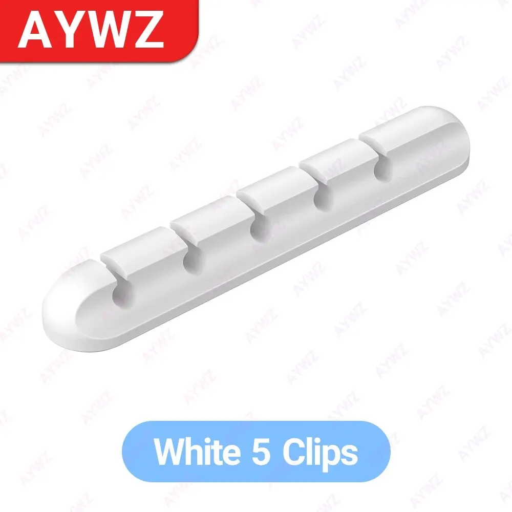 Samoprzylepny Organizer Klipsowy do Kabli na Biurko 🖥️