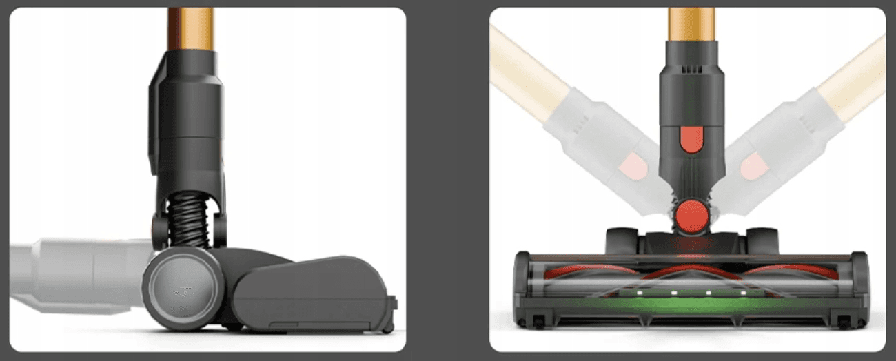 COTIAR V22 Odkurzacz Bezprzewodowy 650W 55kPa, LED Wyświetlacz, 1.2L – Podłogi, Dywany, Zwierzęta